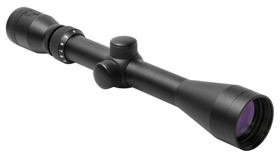 NcSTAR Regular 3-9x40mm 1 inch Tube Rifle Scope, P4 Sniper Reticle, Powder Coated, Black, SFB3940G