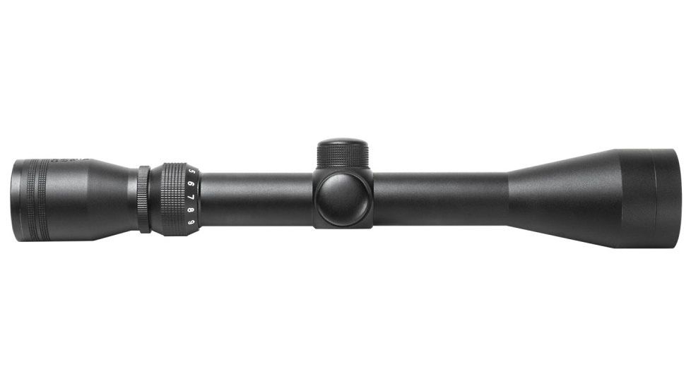 NcSTAR Regular 3-9x40mm 1 inch Tube Rifle Scope, P4 Sniper Reticle, Powder Coated, Black, SFB3940G