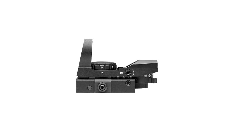 NcSTAR Rogue 4 Reticle Reflex Sight w/ Locking Quick Release Mount, Black DX4BQ