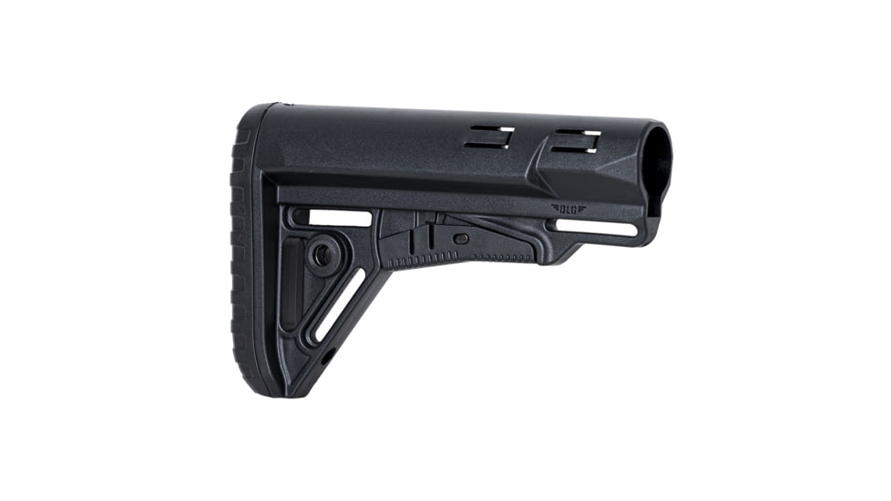 VISM Sharp Mil-Spec Stock, Black Synthetic, Collapsible, DLG-129