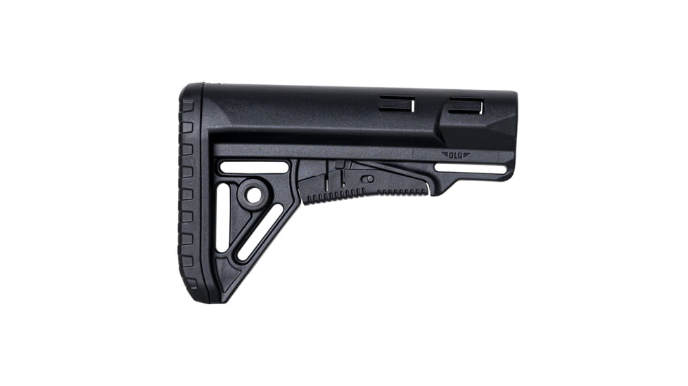 VISM Sharp Mil-Spec Stock, Black Synthetic, Collapsible, DLG-129
