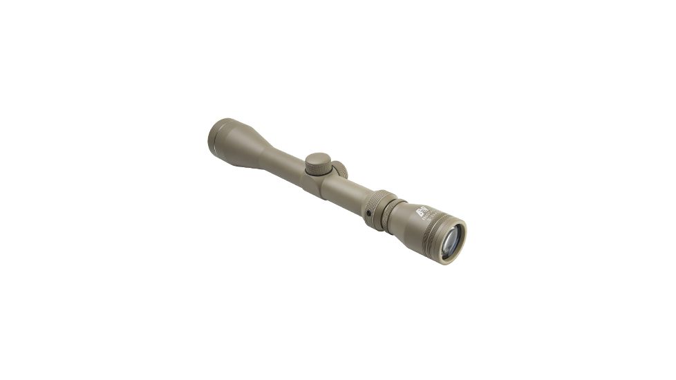 NcSTAR Shooter I Series 3-9X40 Tan Scope/Blue Lens Weaver Rings, TAN SFB3940BT
