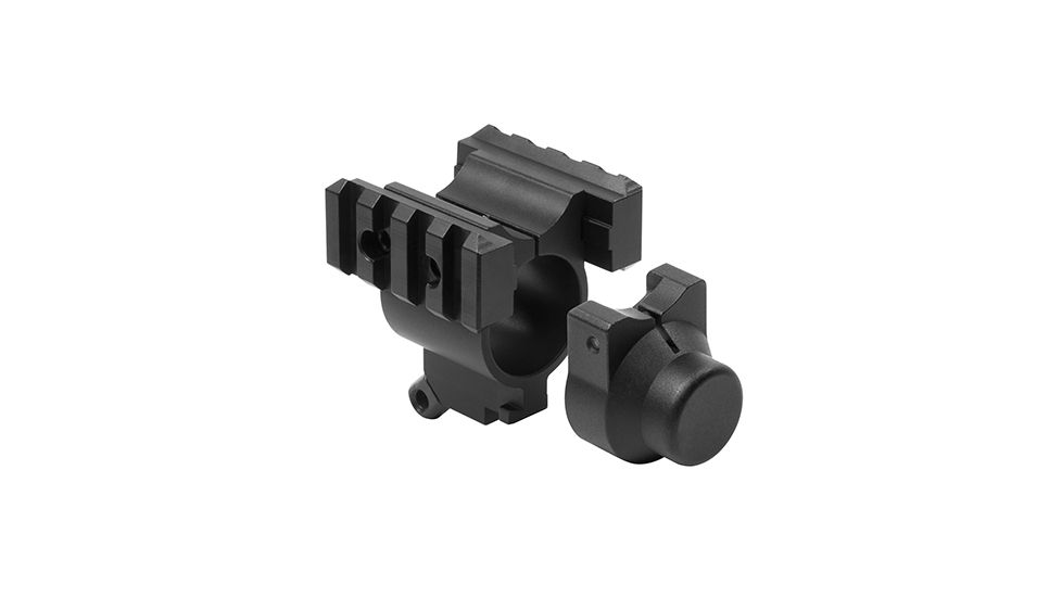 NCSTAR Shotgun Rails and Bayonet Mount, Mossberg 500, Black MSHBAYMOS