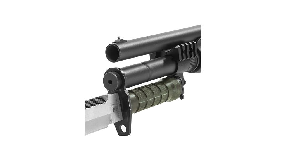 NCSTAR Shotgun Rails and Bayonet Mount , Remington 870, Black MSHBAYREM