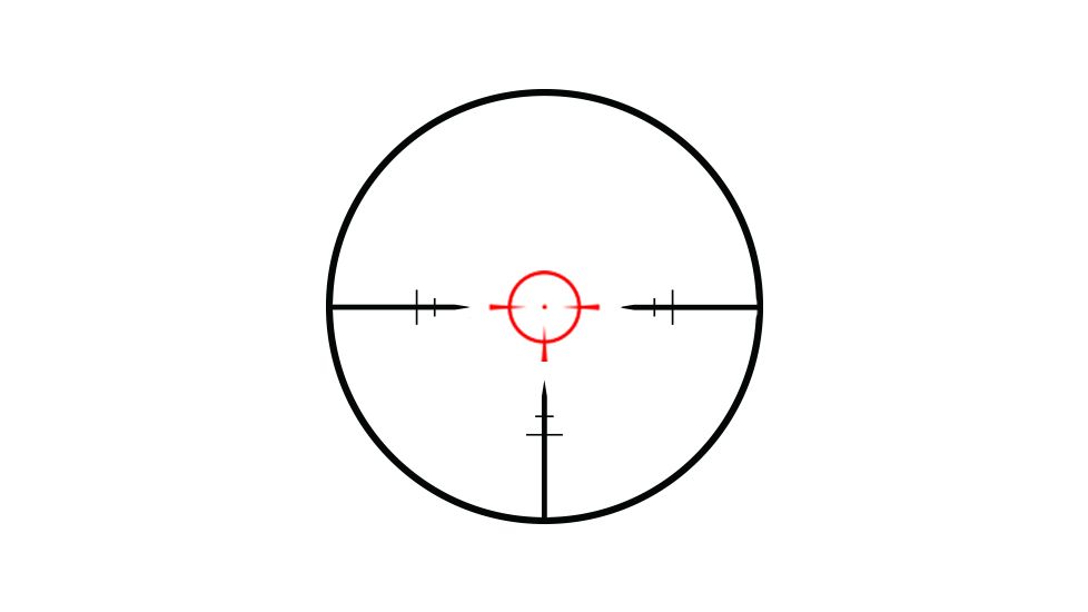 NcSTAR STR Series Full-Size 1-6x24mm 30mm Tube Rifle Scope, Green/Red Illumination, Low Power Variable Reticle, Green Lens, Black, SEEFL1624G