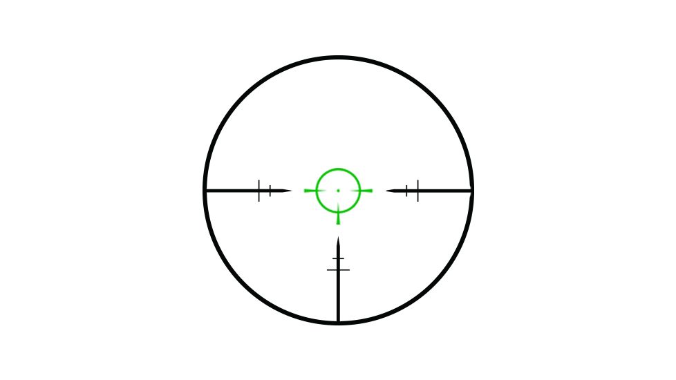 NcSTAR STR Series Full-Size 1-6x24mm 30mm Tube Rifle Scope, Green/Red Illumination, Low Power Variable Reticle, Green Lens, Black, SEEFL1624G