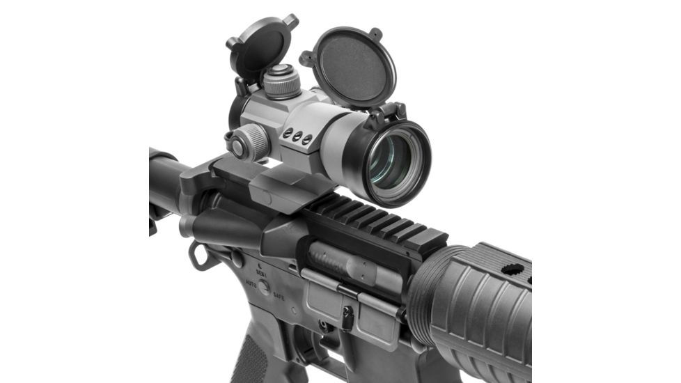 NcSTAR Tactical 1X35mm Red Dot Sight w/Red,Green,Blue Dot, Urban Gray, DRGB135U