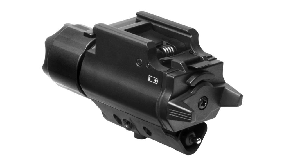 NcSTAR Tactical Green Laser Sight &amp; 3W 150 Lumen Led Flashlight With Weaver Quick Release, AQPFLSG