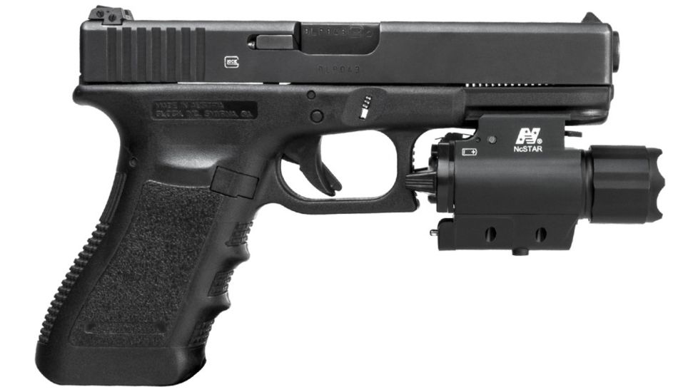 NcSTAR Tactical Green Laser Sight &amp; 3W 150 Lumen Led Flashlight With Weaver Quick Release, AQPFLSG