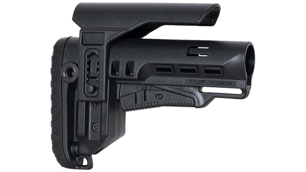 VISM Tactical PCP52 Mil-Spec Stock Collapsible with Adjustable Cheekpiece, Black Synthetic, DLG-087-052