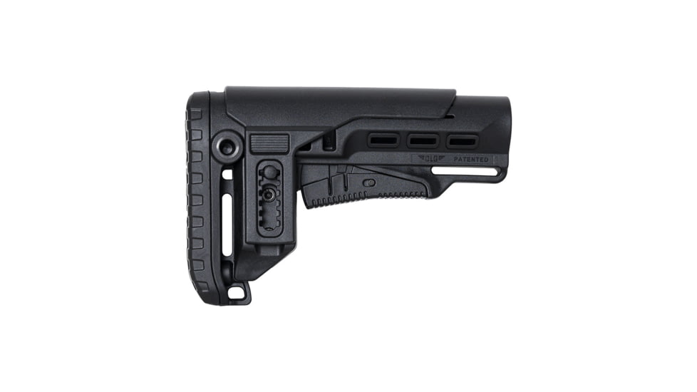 VISM Tactical PCP52 Mil-Spec Stock Collapsible with Adjustable Cheekpiece, Black Synthetic, DLG-087-052