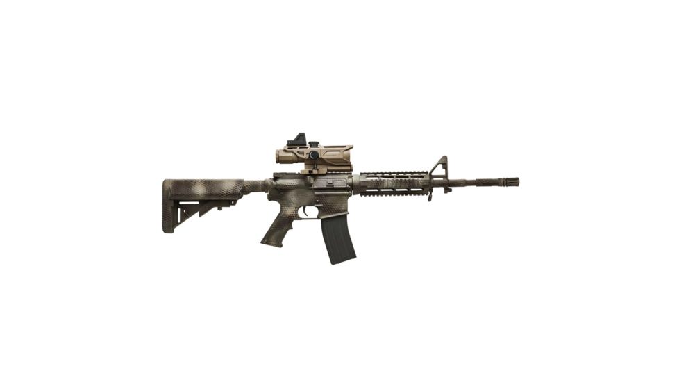 NcSTAR Ultimate Sighting System Gen3 3-9x40 Rifle Scope,Red Micro Dot,P4 Sniper Reticle,Red/Blue Illumination,Green Lens, Tan, VSTP3940GDV3T