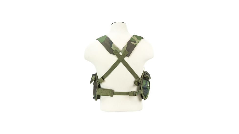 NcSTAR Vism AK Chest Rig, Woodland Camo CVAKCR2921WC