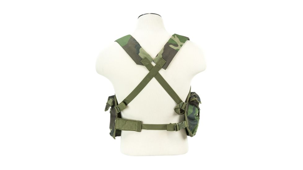 NcSTAR Vism AK Chest Rig, Woodland Camo, CVAKCR2921WC