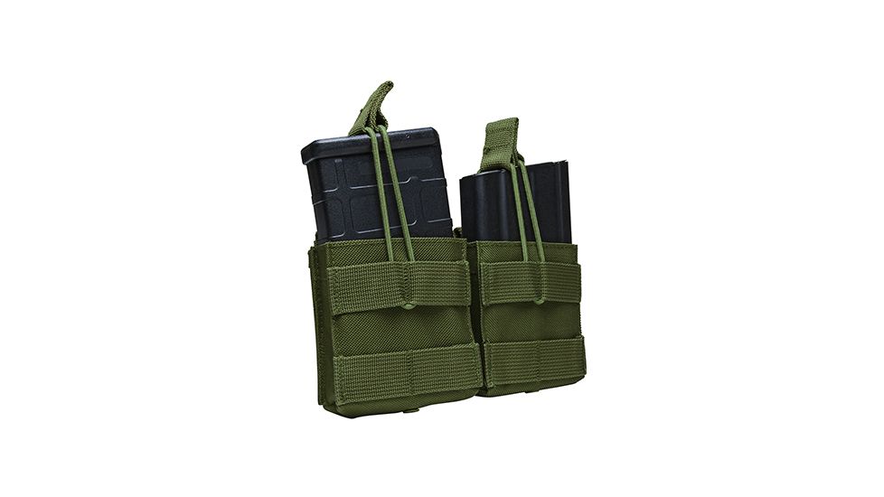 NcSTAR Vism AR10/M1A/FAL .308 Dual Magazine Pouch, Green CV3082MP2977G