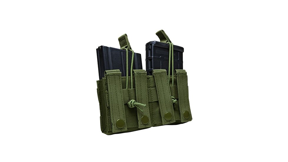 NcSTAR Vism AR10/M1A/FAL .308 Dual Magazine Pouch, Green CV3082MP2977G