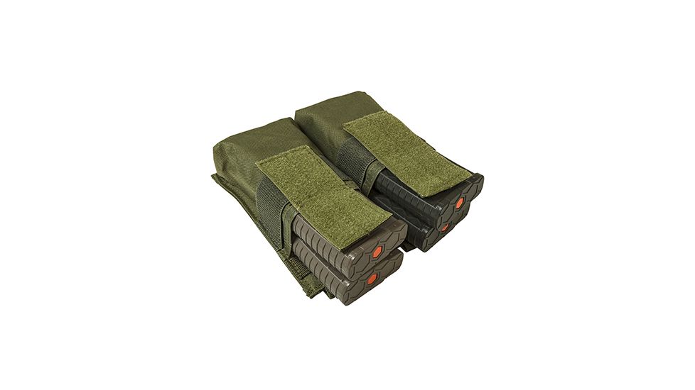NcSTAR Vism AR15/M4/AK Quad Magazine Pouch, Green CV5564MP2976G