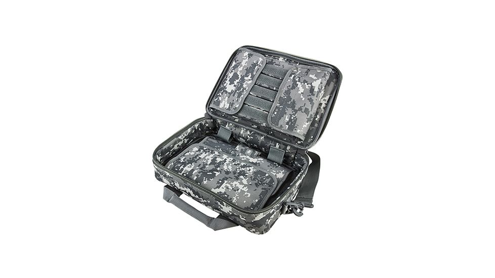 NcSTAR Vism Double Pistol Range Bag, Digital Camo CPDX2971D