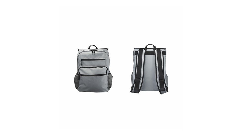 NcSTAR VISM GuardianPack Backpack with Front/Rear Compartments for Soft Body Armor, Armor Not Included, Light Gray, BGBPS3003LG
