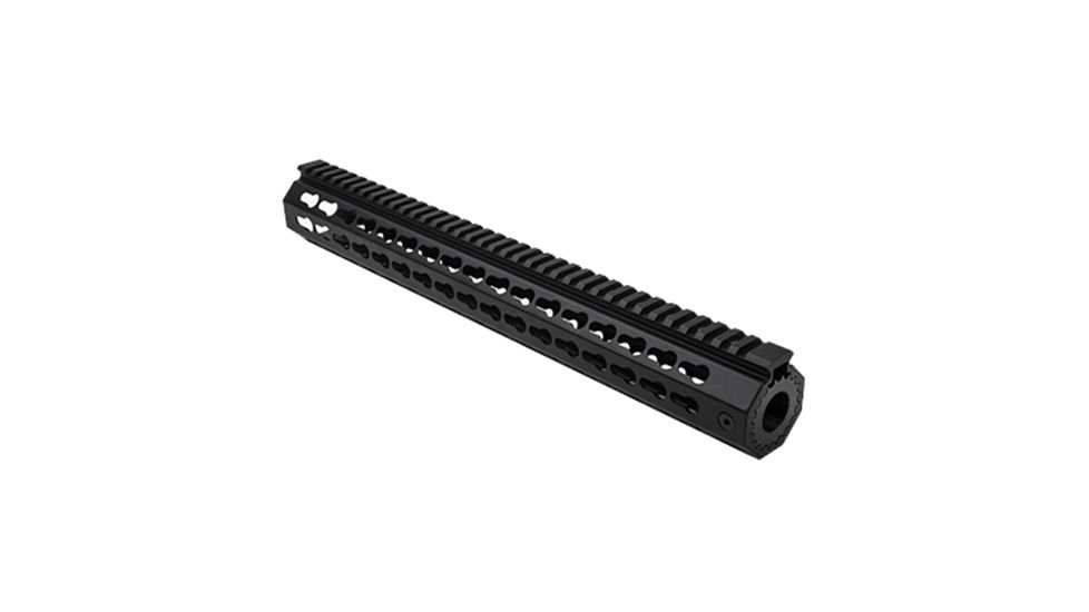 NcSTAR Vism M and P 15-22 Keymod Free Float Handguard, Black, 15 in Length, VMP22FFKMR