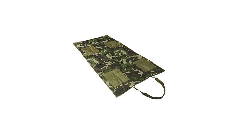 NcSTAR Vism Roll Up Shooting Mat, Woodland Camo CVSHMR2957WC