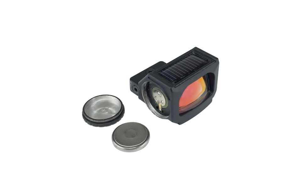 NcSTAR VISM SPD Micro Solar Reflex Sight, Picatinny/RMR slide compatible, Black, VDBSOLM