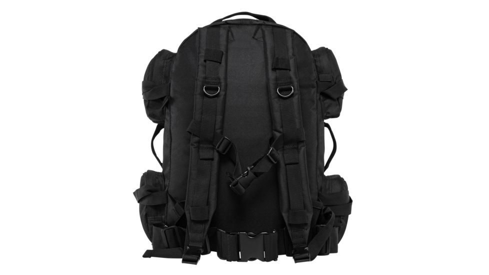 NcSTAR VISM Tactical Backpack with 10 x 12in Level III+ Shooters Cut PE Hard Ballistic Plate, Black, BPCBB2911-A