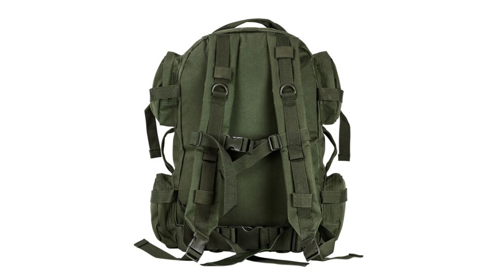 NcSTAR VISM Tactical Backpack with 10 x 12in Level III+ Shooters Cut PE Hard Ballistic Plate, Green, BPCBG2911-A