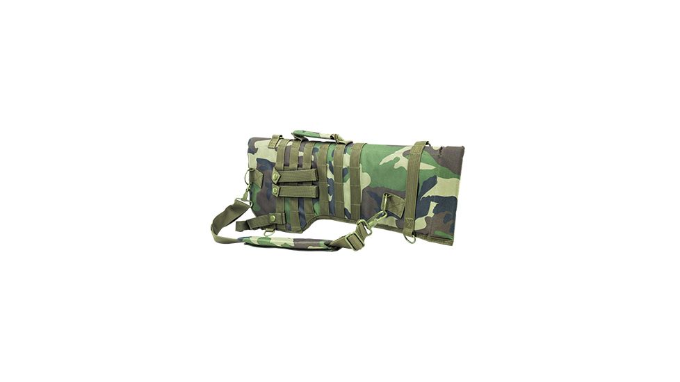 NcSTAR Vism Tactical Rifle Scabbard, Woodland Camo CVRSCB2919WC