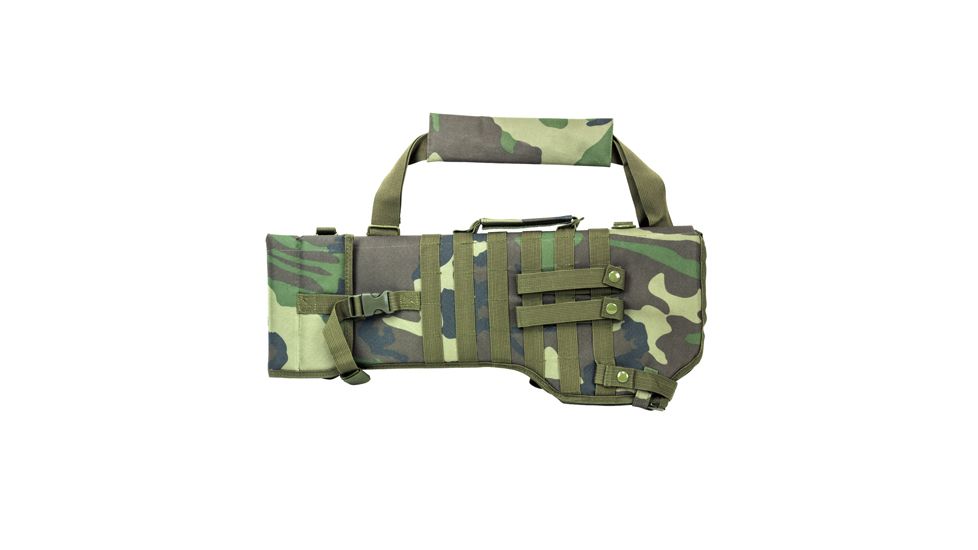 NcSTAR Vism Tactical Rifle Scabbard, Woodland Camo, CVRSCB2919WC