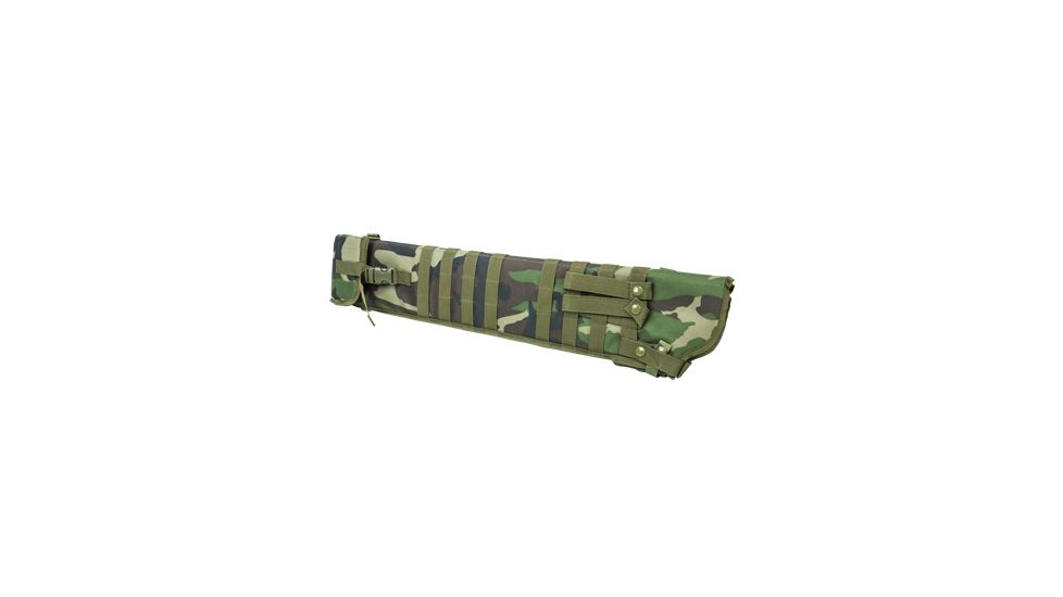 NcSTAR Vism Tactical Shotgun Scabbard, Woodland Camo CVSCB2917WC