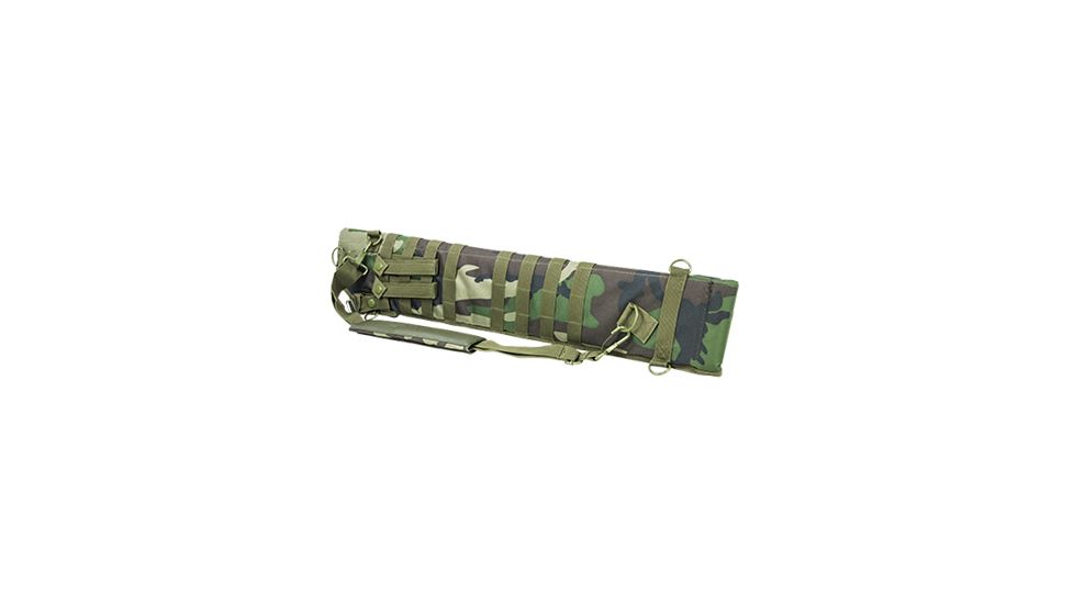 NcSTAR Vism Tactical Shotgun Scabbard, Woodland Camo CVSCB2917WC