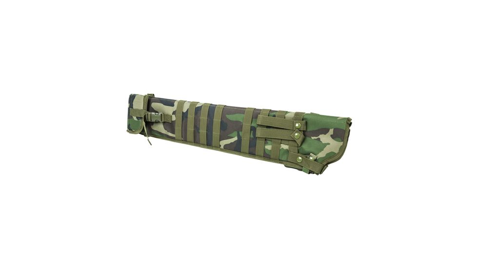 NcSTAR Vism Tactical Shotgun Scabbard, Woodland Camo, CVSCB2917WC