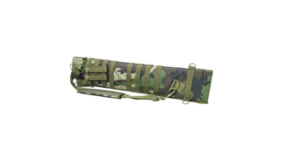 NcSTAR Vism Tactical Shotgun Scabbard, Woodland Camo, CVSCB2917WC