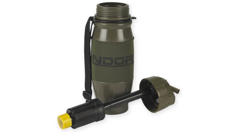 NDuR 28oz Flip Top Filtration Bottle - Olive ND52000