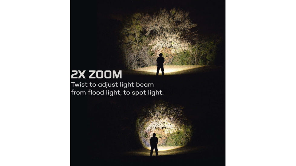 Nebo 12K USB-C Rechargeable Flashlight w/ Power Bank, 12000 Lumens, Black, NEB-FLT-1007