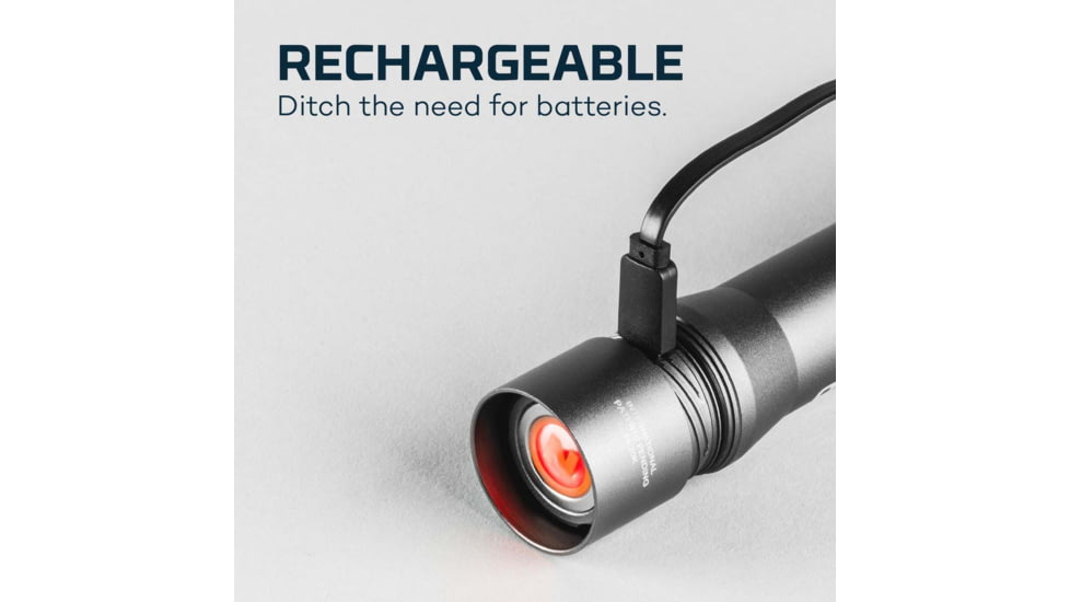 Nebo Davinci Rechargeable Handheld Flashlight, 1000 Lumens, Black, NEB-FLT-0018