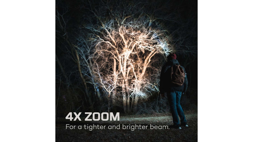 Nebo Davinci Rechargeable Handheld Flashlight, 1500 Lumens, Black, NEB-FLT-0019