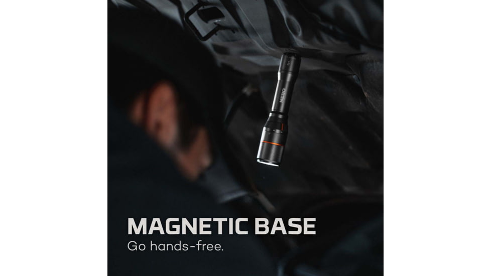 Nebo Davinci Rechargeable Handheld Flashlight, 1500 Lumens, Black, NEB-FLT-0019