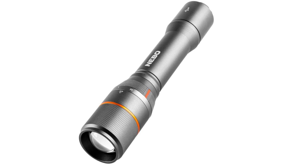 Nebo Davinci Rechargeable Handheld Flashlight, 2000 Lumens, Black, NEB-FLT-0020