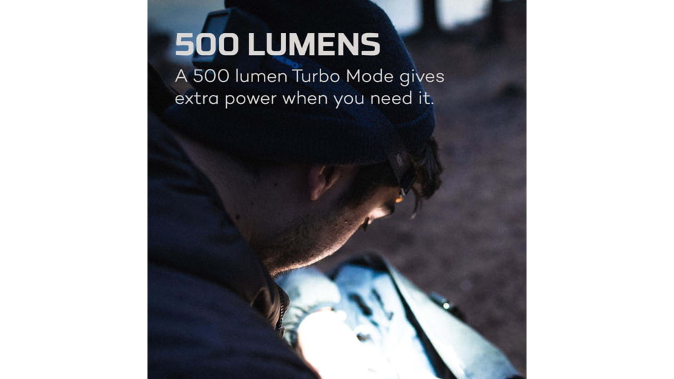 Nebo EINSTEIN 500 Headlamp Li-ion 500 Lumens Headlamp, Black, NEB-HLP-0006