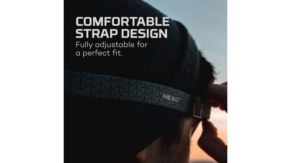 Nebo EINSTEIN 500 Headlamp Li-ion 500 Lumens Headlamp, Black, NEB-HLP-0006