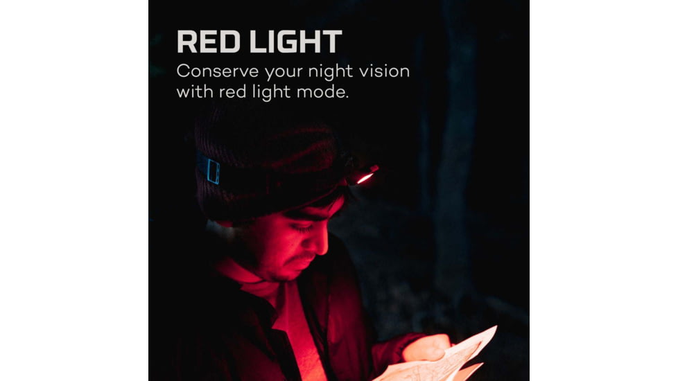 Nebo EINSTEIN 1500 FLEX Li-ion 1500 Lumens LED Headlamp, Black, NEB-HLP-0008