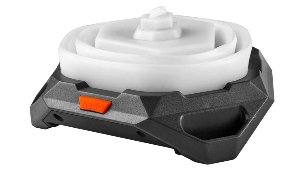 Nebo Galileo AIR Powerful USB-C Rechargeable Collapsible Lantern, 1000 Lumens, Black/White, NEB-LTN-1003