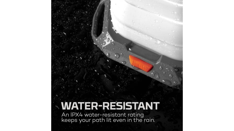 Nebo Galileo AIR Powerful USB-C Rechargeable Collapsible Lantern, 1000 Lumens, Black/White, NEB-LTN-1003