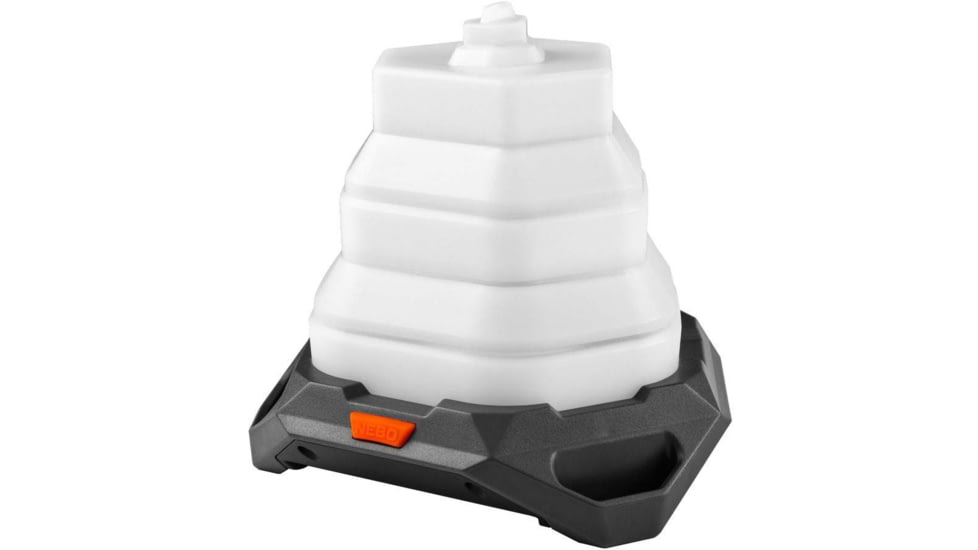 Nebo Galileo AIR Powerful USB-C Rechargeable Collapsible Lantern, 1000 Lumens, Black/White, NEB-LTN-1003