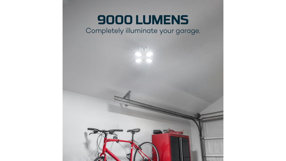 Nebo High Bright LED Light, White, 9000 Lumens, Black, NEB-ARE-0001