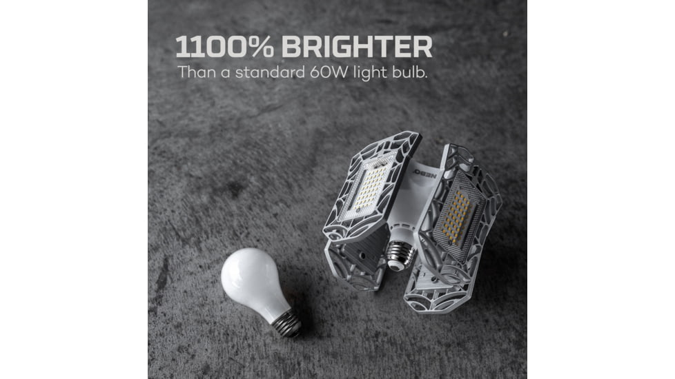 Nebo High Bright LED Light, White, 9000 Lumens, Black, NEB-ARE-0001