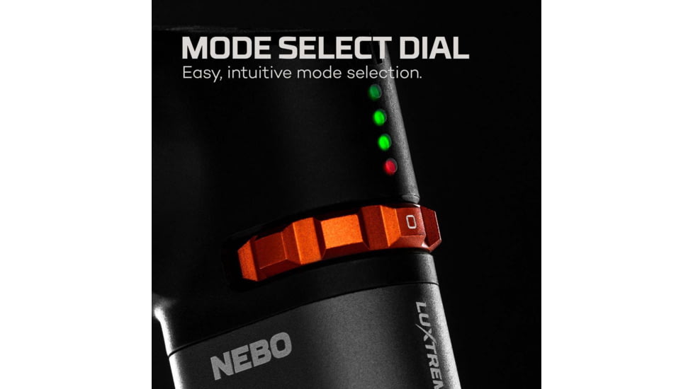 Nebo Luxtreme SL25R Rechargeable 1/4 Mile Spotlight w/ Integrated COB, Black/Grey, NEB-SPT-1004