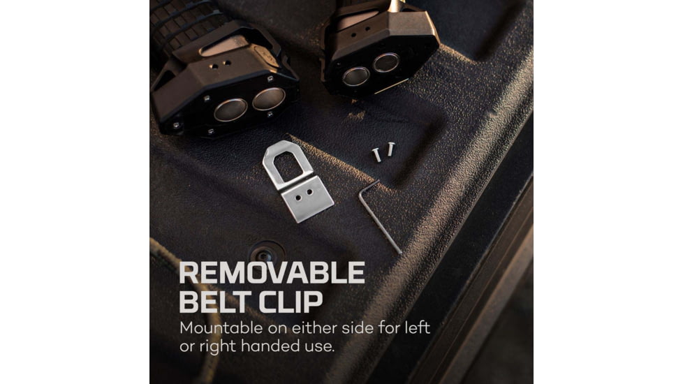 Nebo Luxtreme SL25R Rechargeable 1/4 Mile Spotlight w/ Integrated COB, Black/Grey, NEB-SPT-1004